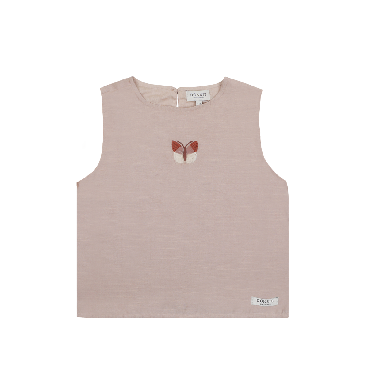 KIDS Donsje Linzie Top Vlinder Top - Rose Mocha - Image 1 of 5