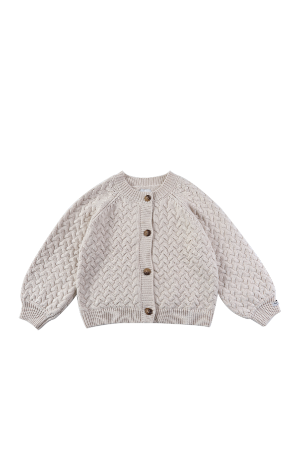 KIDS Donsje Loena Cardigan - Soft Sand