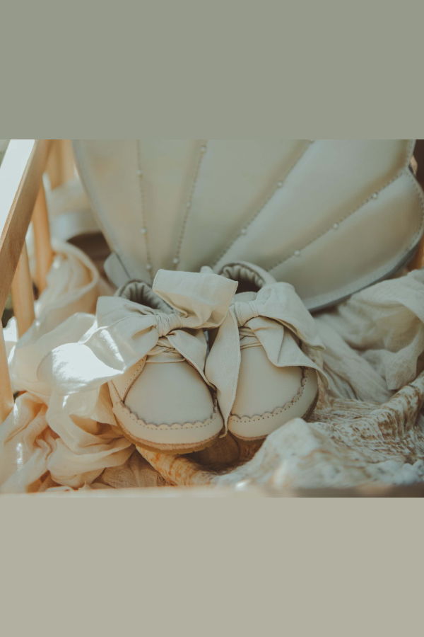 KIDS Donsje Lonny Sneakers - Cream Leather