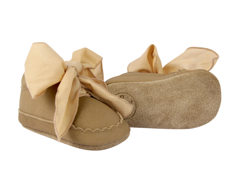 Kids Donsje Lonny Sneakers - Truffle Nubuck