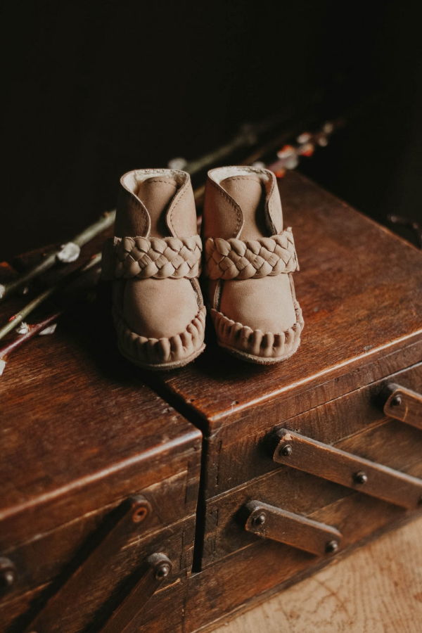 KIDS Donsje Mace Booties - Powder Nubuck