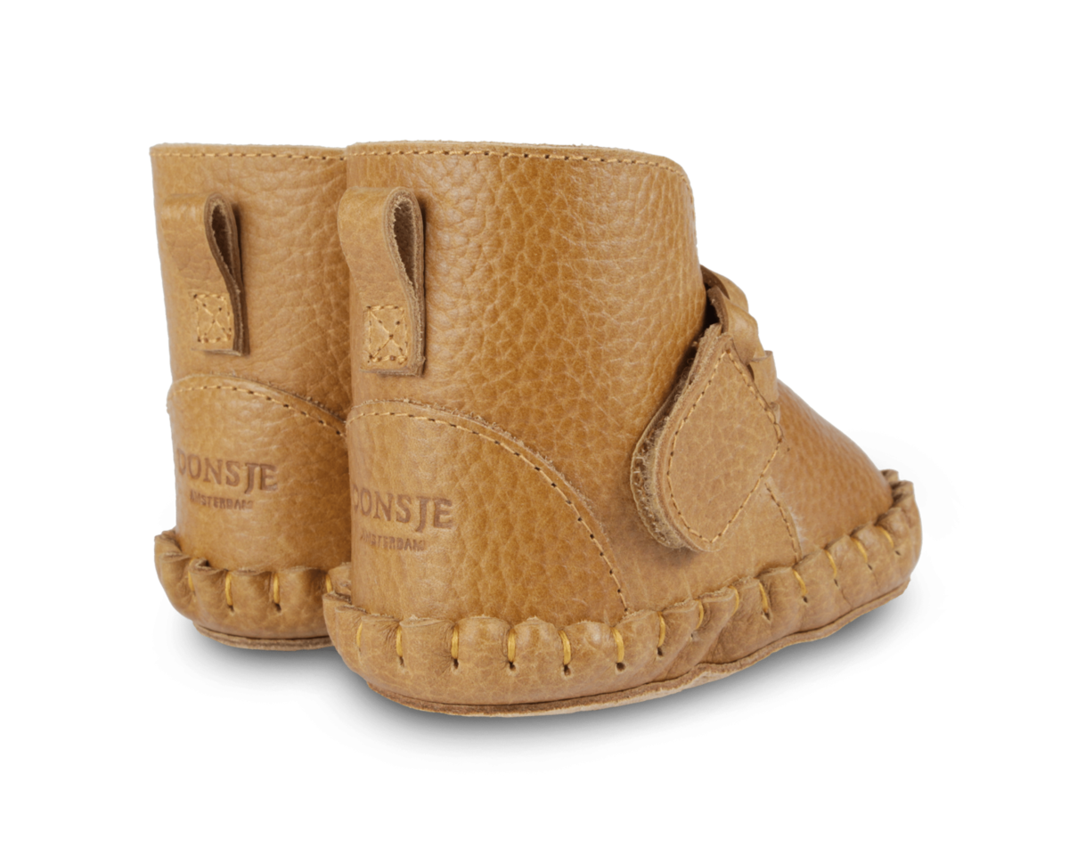 KIDS Donsje Mace Booties - Toast Grain Leather - Image 4 of 5