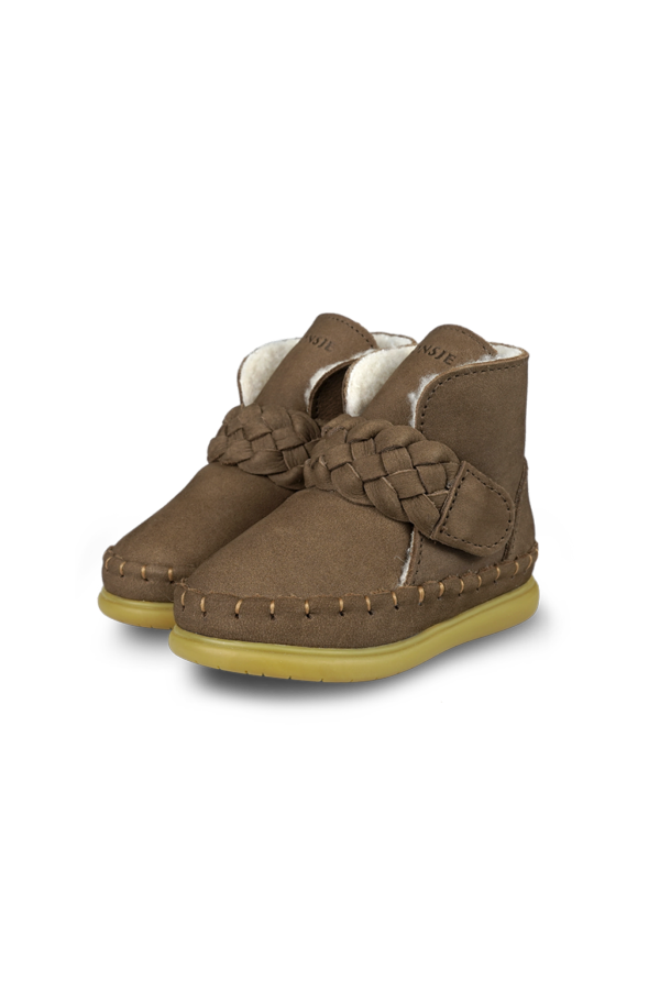 KIDS Donsje Marcou Shoes - Hazelnut Nubuck