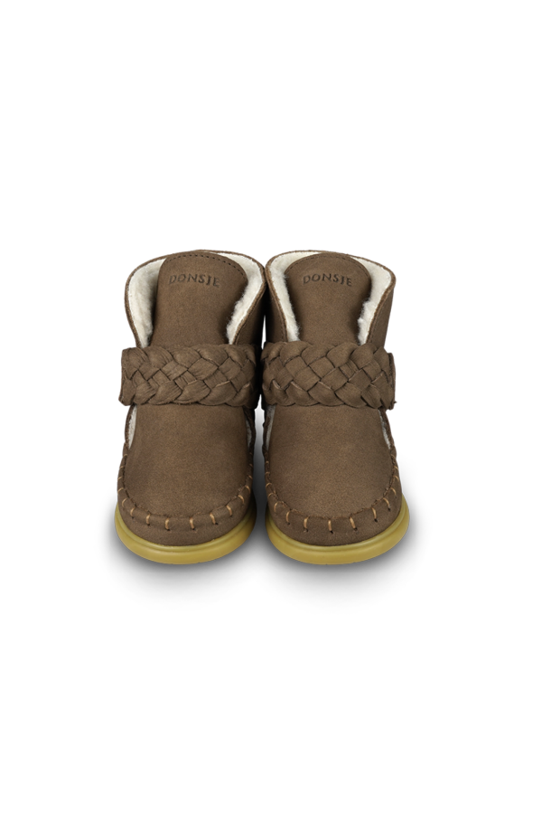 KIDS Donsje Marcou Shoes - Hazelnut Nubuck