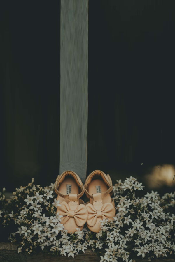 KIDS Donsje Meau Shoes - Light Rose Leather