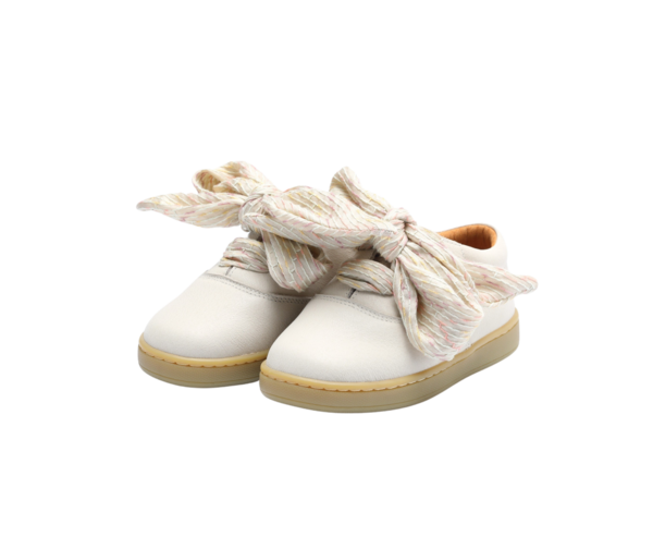 KIDS Donsje Meilly Sneakers - Cream Leather