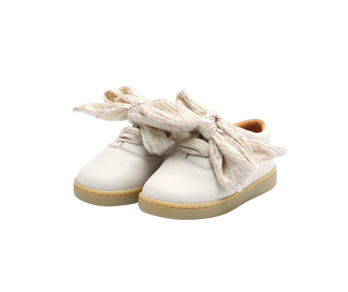 KIDS Donsje Meilly Sneakers - Cream Leather - Image 1 of 6