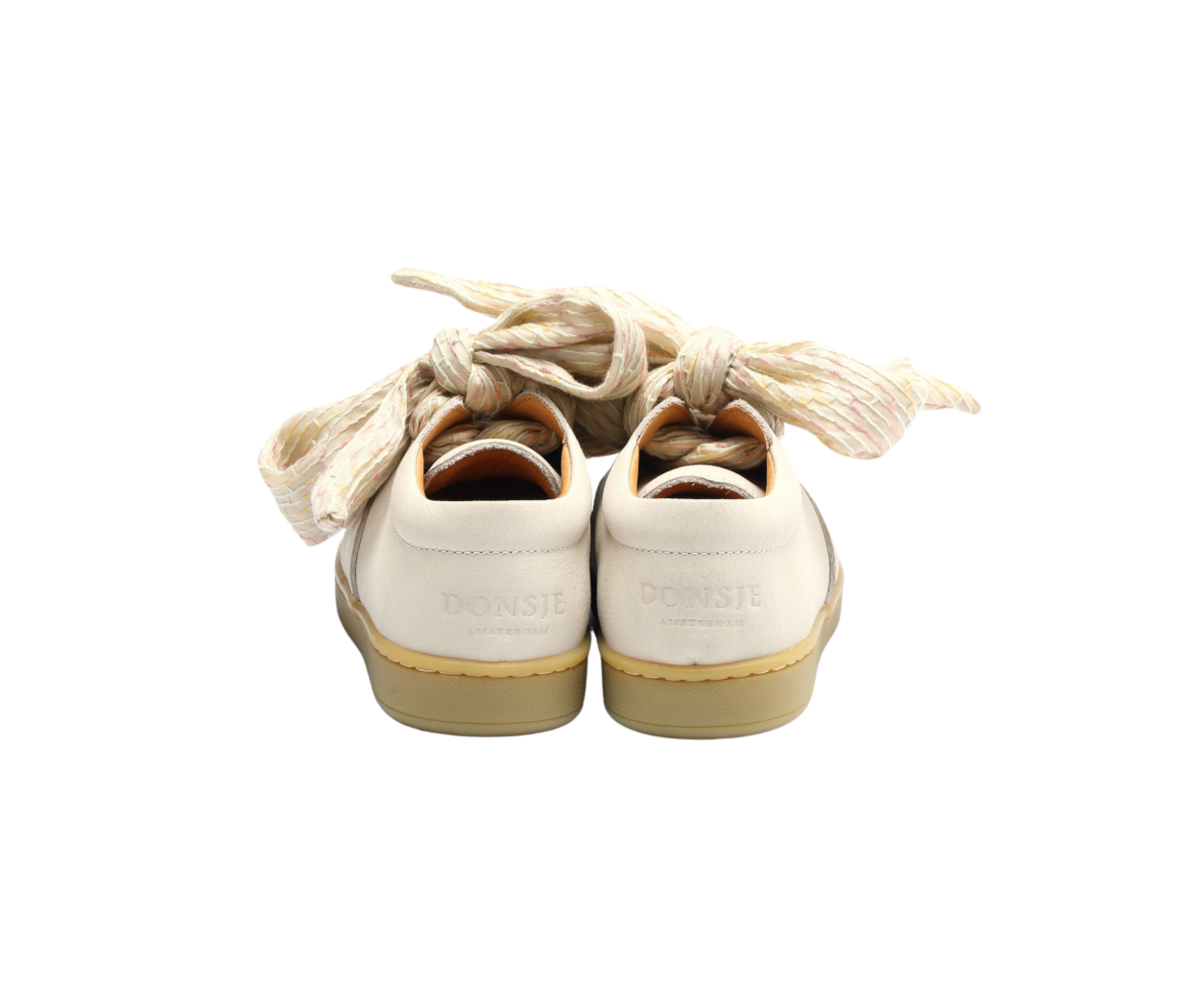 KIDS Donsje Meilly Sneakers - Cream Leather - Image 5 of 6