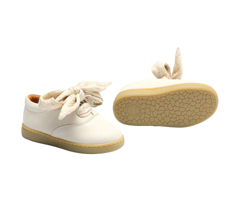 KIDS Donsje Meilly Sneakers - Cream Leather