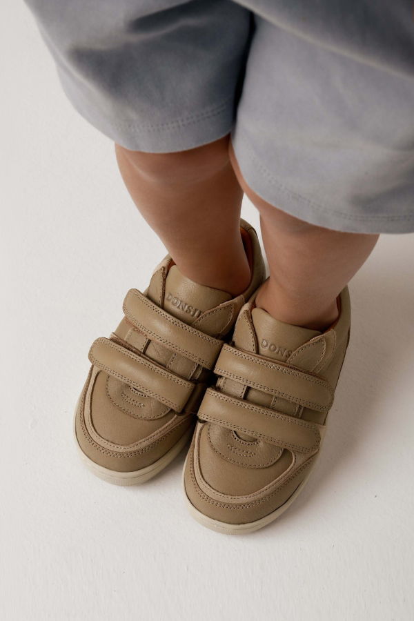 KIDS Donsje Meyo Sneakers - Taupe Leather