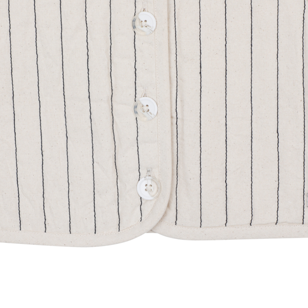 KIDS Donsje Milenna Jacket - Soft Sand - Blue Striped