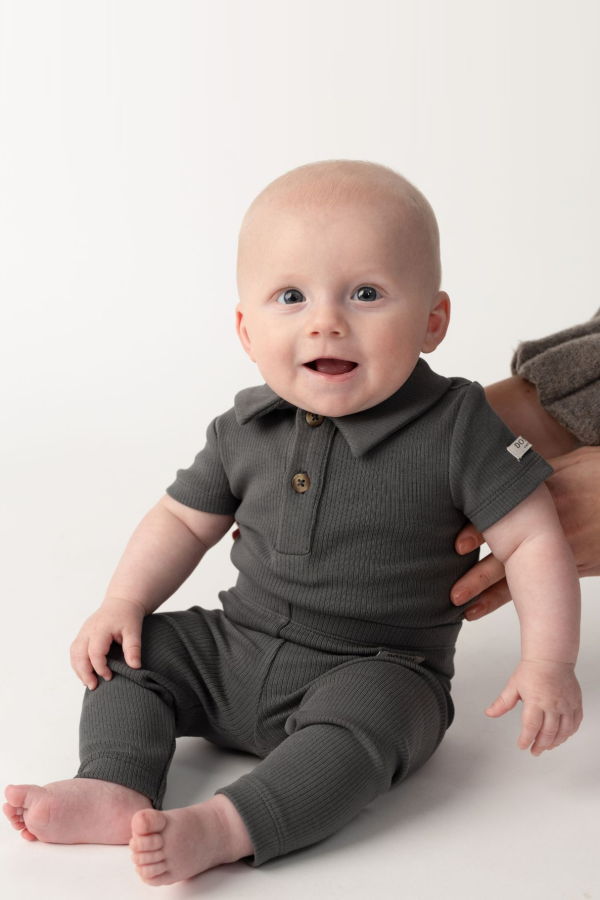 KIDS Donsje Moli Bodysuit - Stone Grey