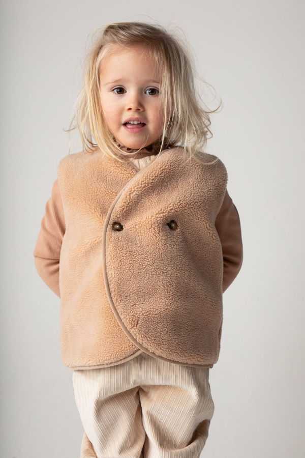 KIDS Donsje Monty Gilet Vest - Light Coral