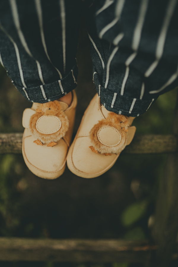 KIDS Donsje Niek Duckling Sneakers - Khaki Nubuck