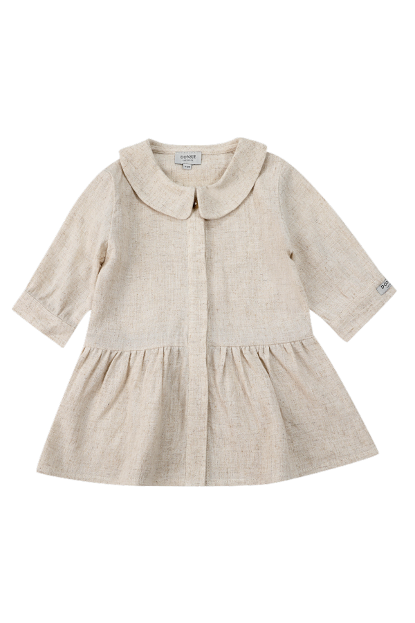 KIDS Donsje Noelle Dress - Warm White Melange
