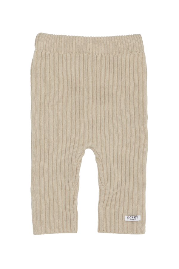 KIDS Donsje Olle Merino Wool Trousers - Oyster Grey