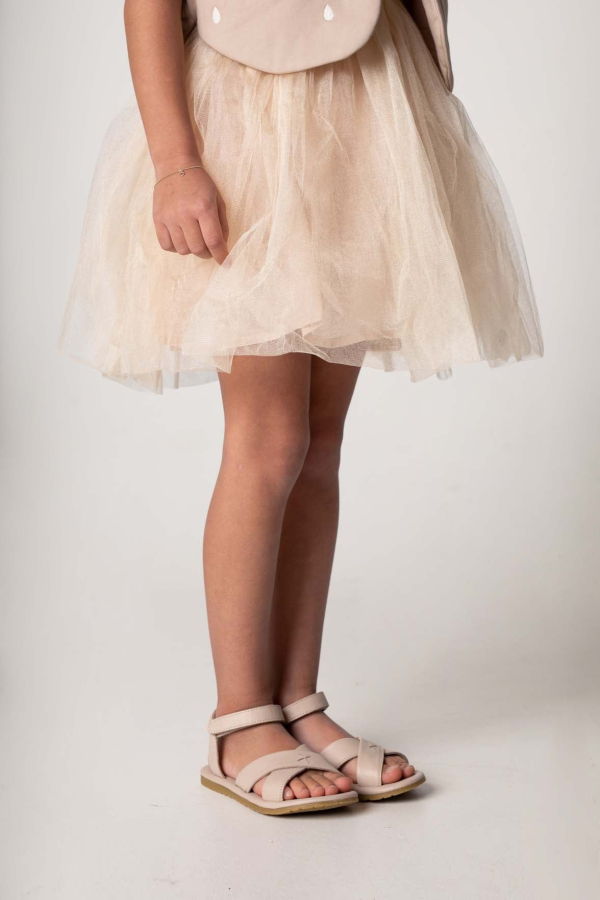 KIDS Donsje Otis Sandals - Ivory Leather