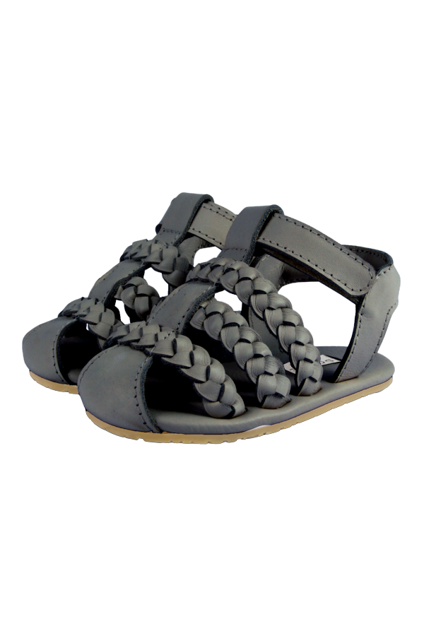 KIDS Donsje Pam Sandals - Blue Stone Leather
