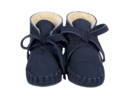 KIDS Donsje Pina Classic Booties - Navy Nubuck - Thumbnail 4