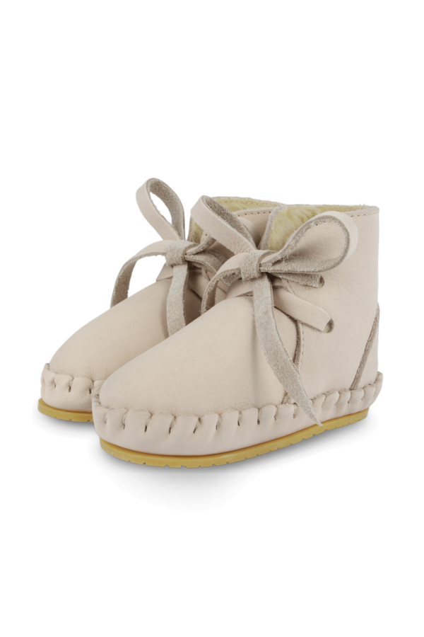 KIDS Donsje Pina Classic Booties - Powder Nubuck