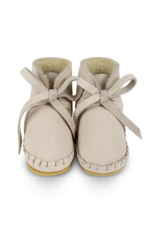 KIDS Donsje Pina Classic Booties - Powder Nubuck