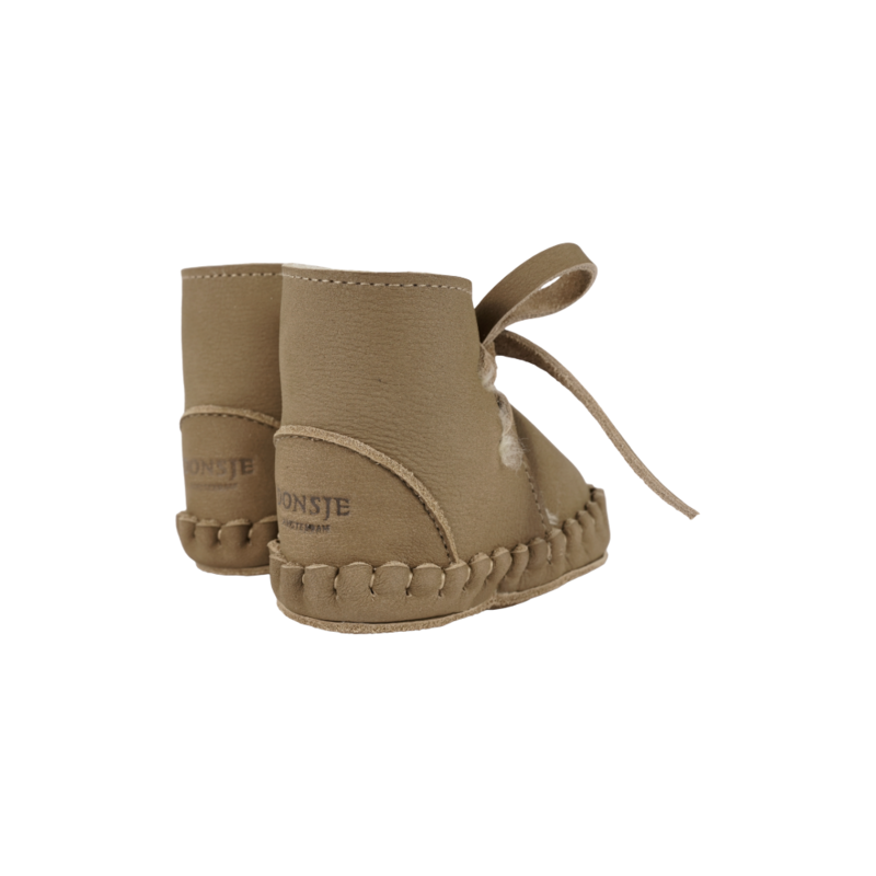 KIDS Donsje Pina Classic Booties - Truffle Nubuck
