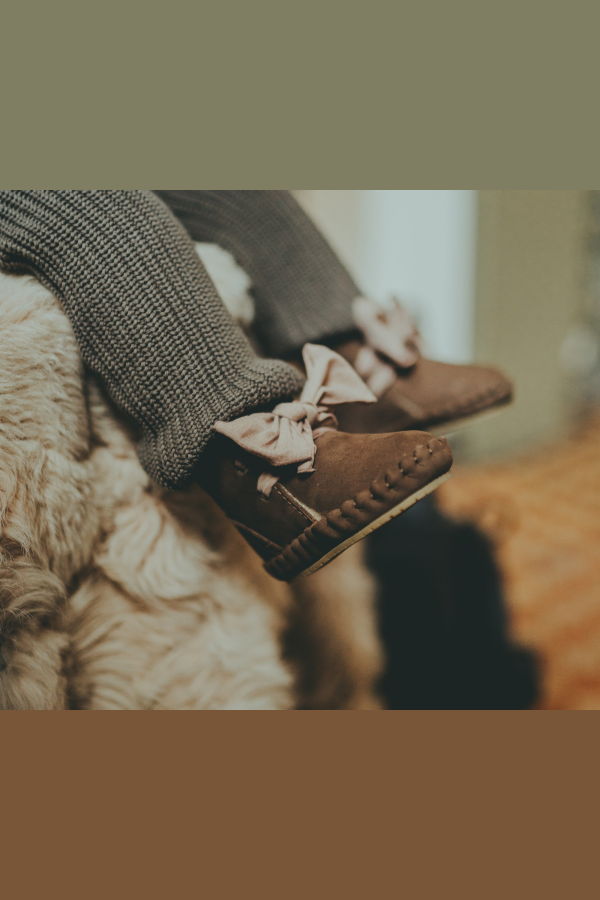 KIDS Donsje Pina Organza Booties - Hazelnut Nubuck + Mocha Cotton