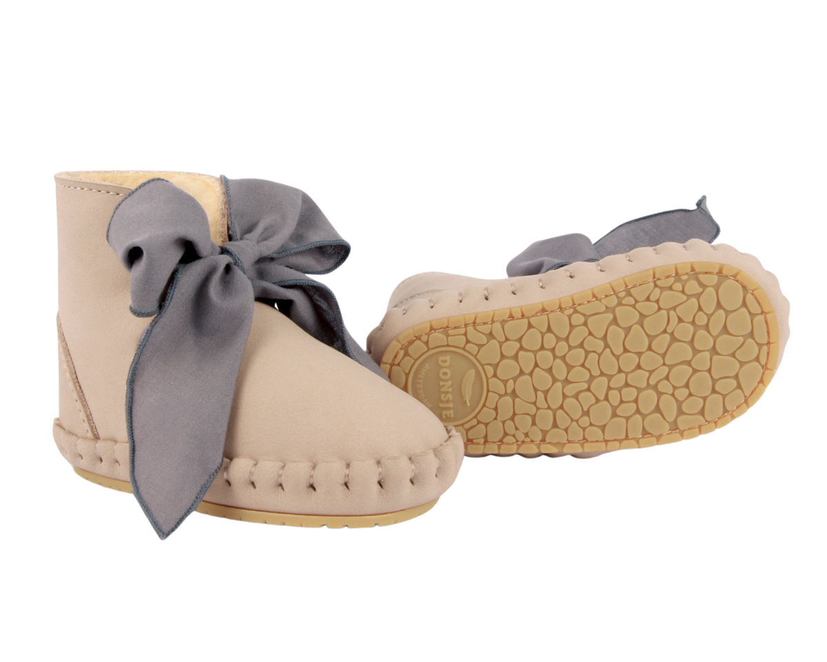 KIDS Donsje Pina Organza Booties - Lilac Nubuck + Lavender Cotton - Image 5 of 5