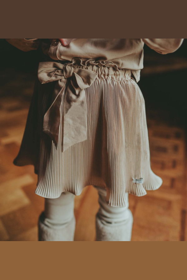 KIDS Donsje Plose Skirt - Sand