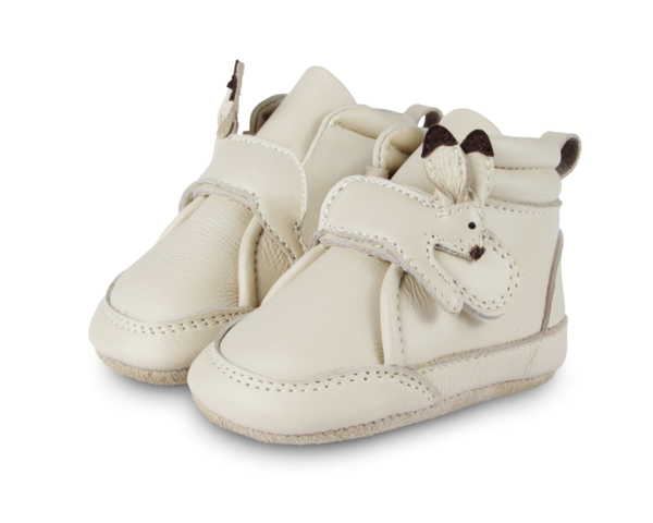 KIDS Donsje Plou Arctic Hare Baby Sneakers - Cream Leather KIDS Donsje Plou Arctic Hare Baby Sneakers - Cream Leather
