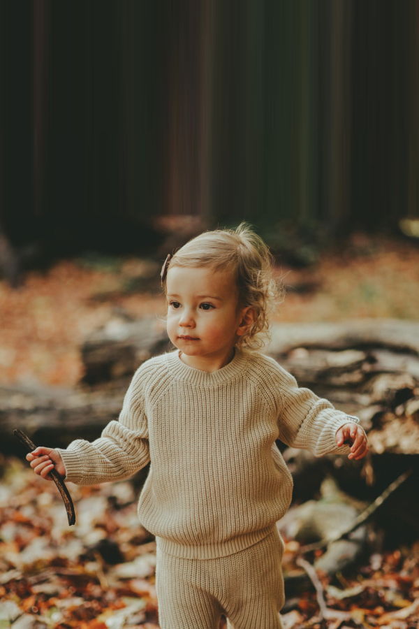 KIDS Donsje Qade Sweater - Champagne