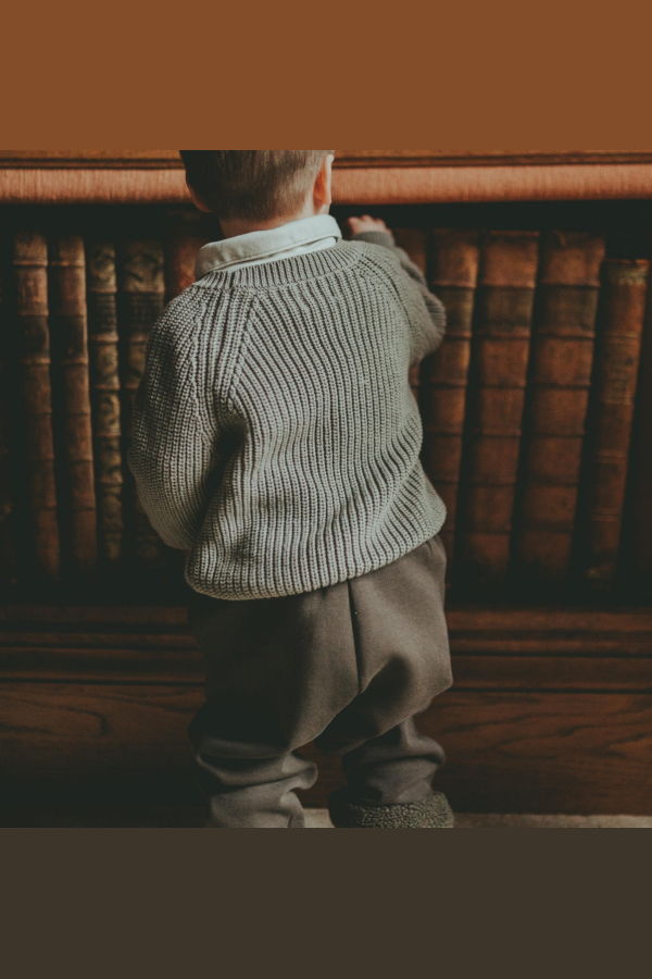 KIDS Donsje Qade Sweater - Light Sage