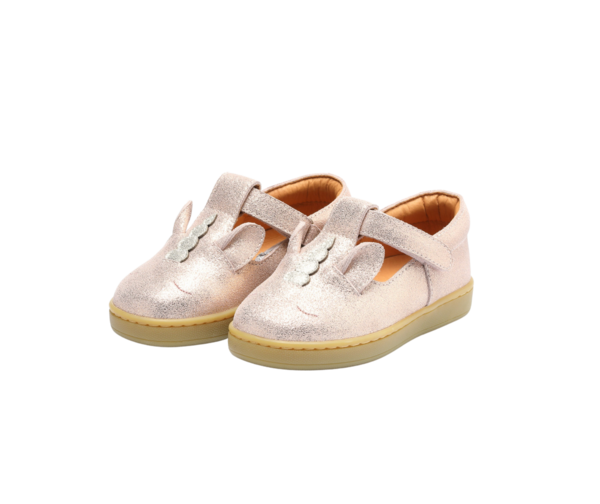 KIDS Donsje Qesterre Unicorn Shoes - Powder Metallic Leather