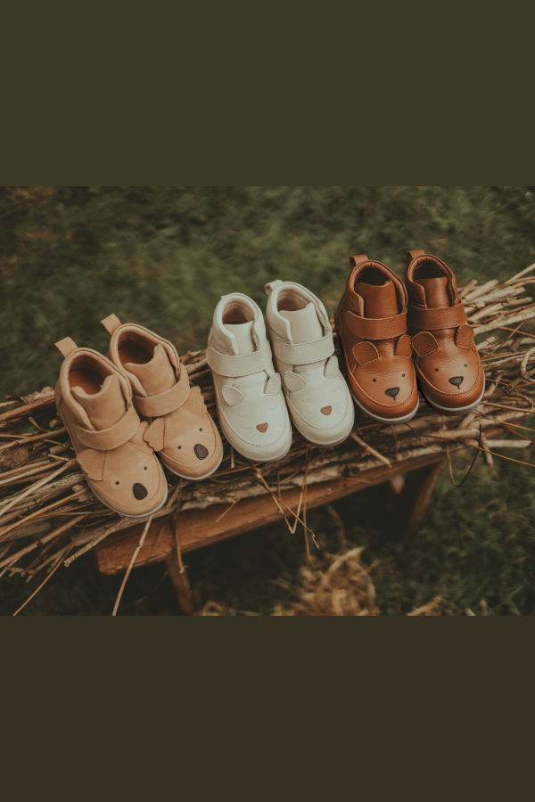 KIDS Donsje Qika Sneakers | Kitten Sneakers - Cream Betting Leather