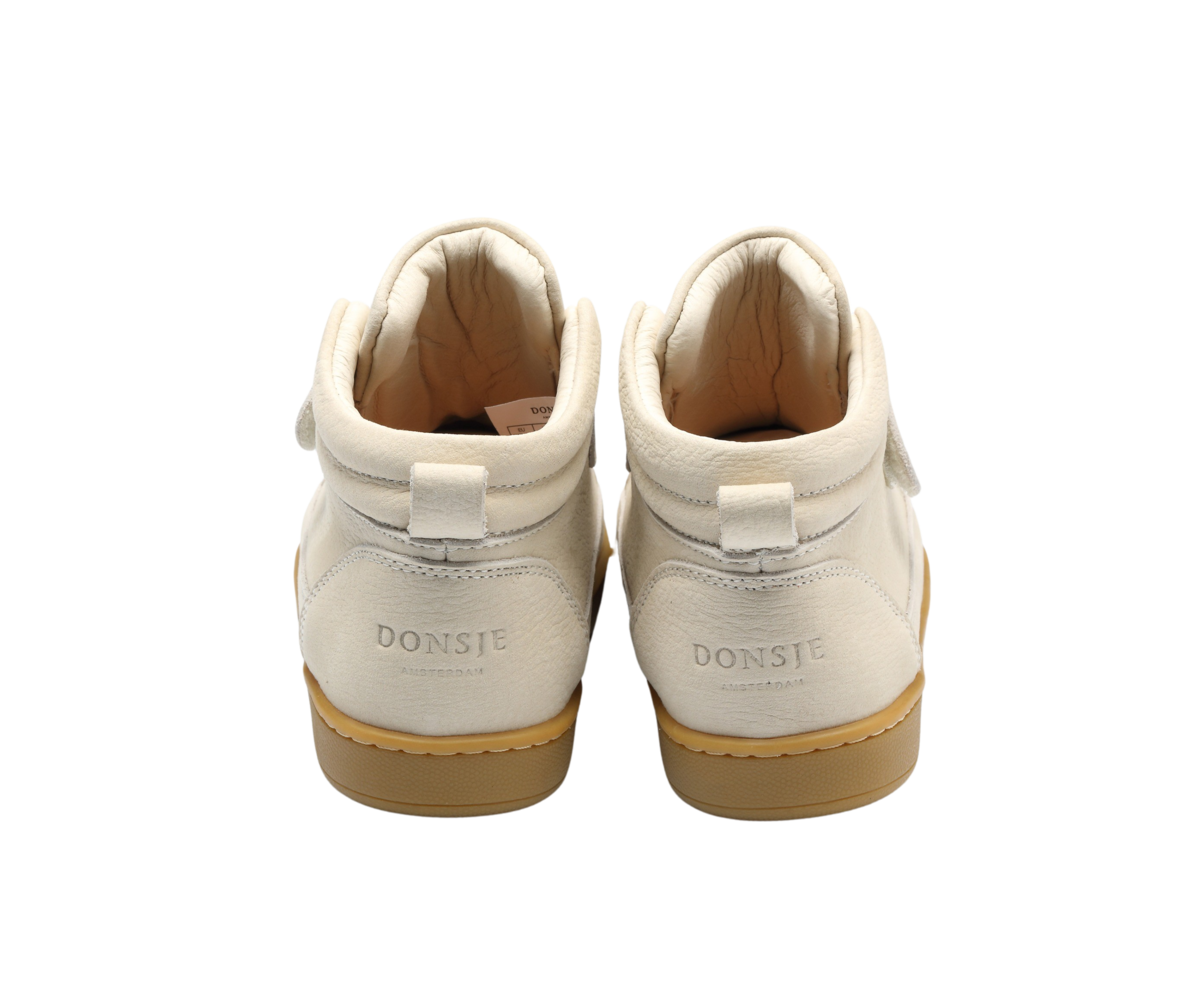 KIDS Donsje Qika Sneakers | Kitten Sneakers - Cream Betting Leather - Image 5 of 6