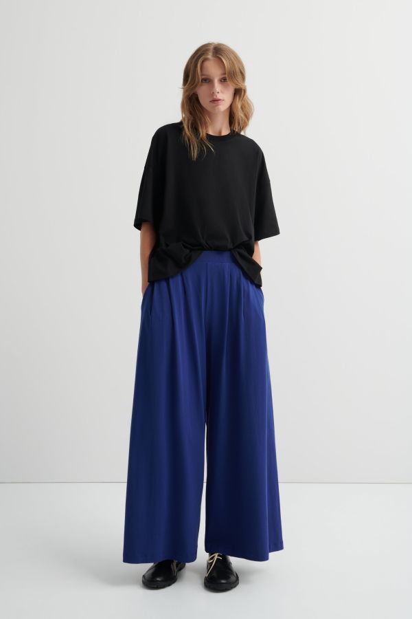 Kowtow Drape Pant - Factory Blue