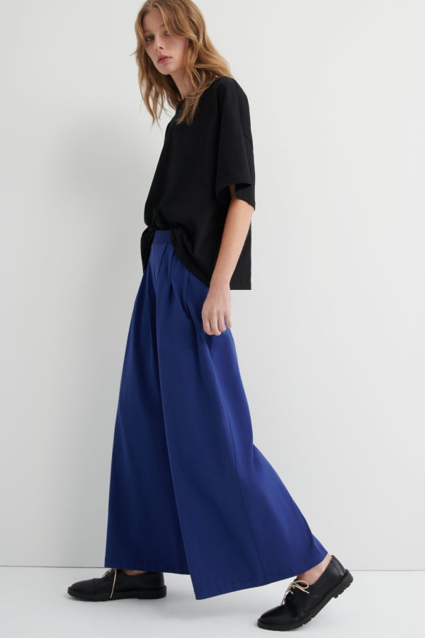 Kowtow Drape Pant - Factory Blue