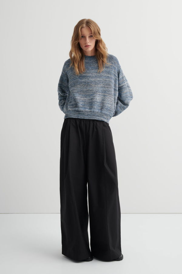 Kowtow Hero Crew Sweater - Twisted Blue