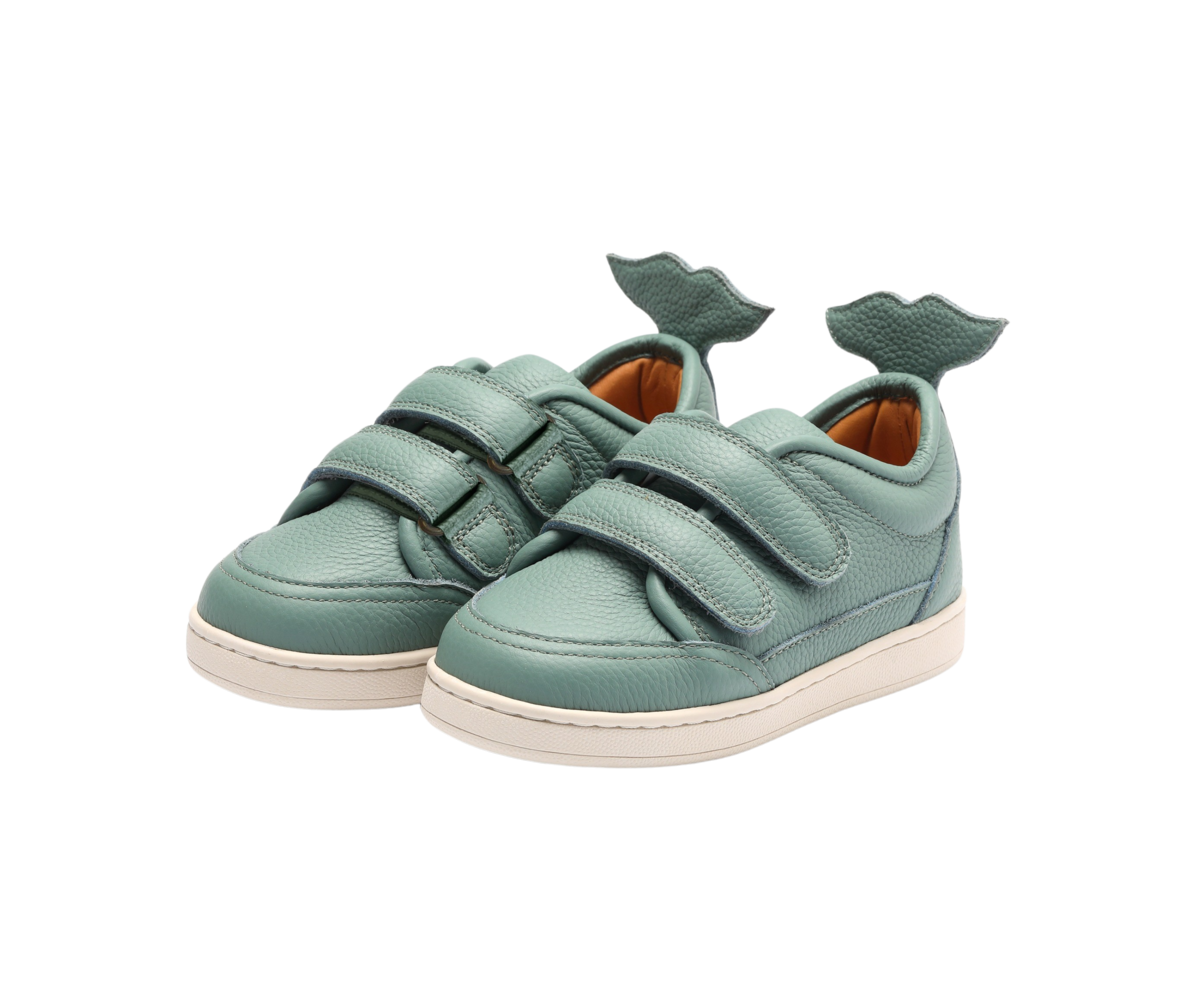 KIDS Donsje Rian Sneakers - Jade Leather - Image 1 of 6