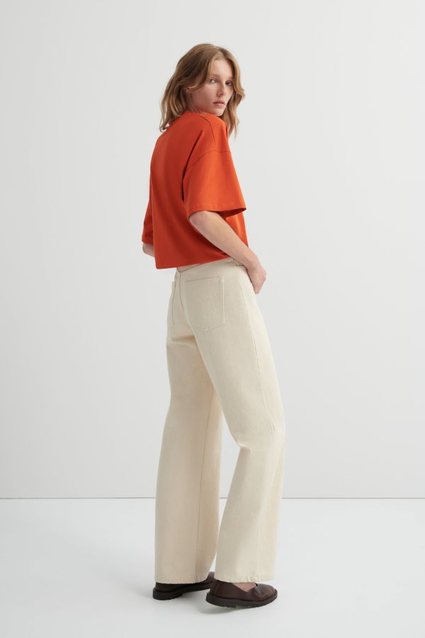 Kowtow Oversized Boxy Tee - Nasturtium