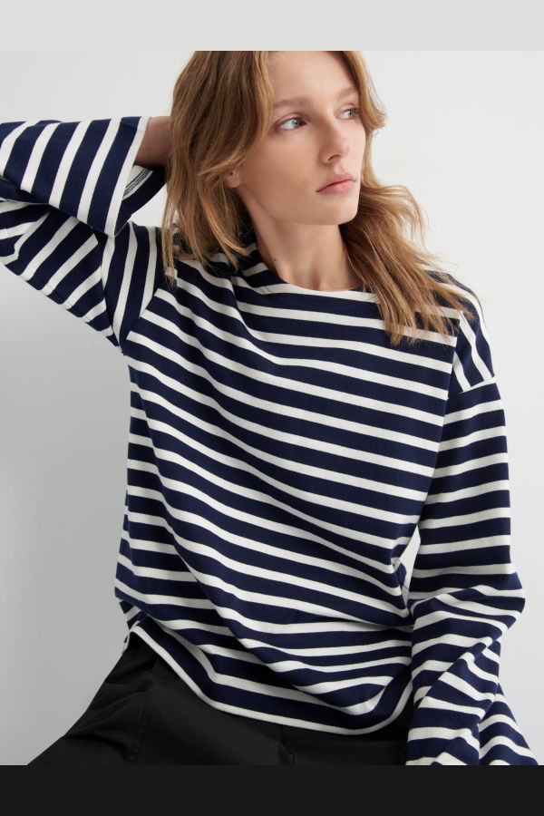 Kowtow Pierre Tee - Uniform Stripe