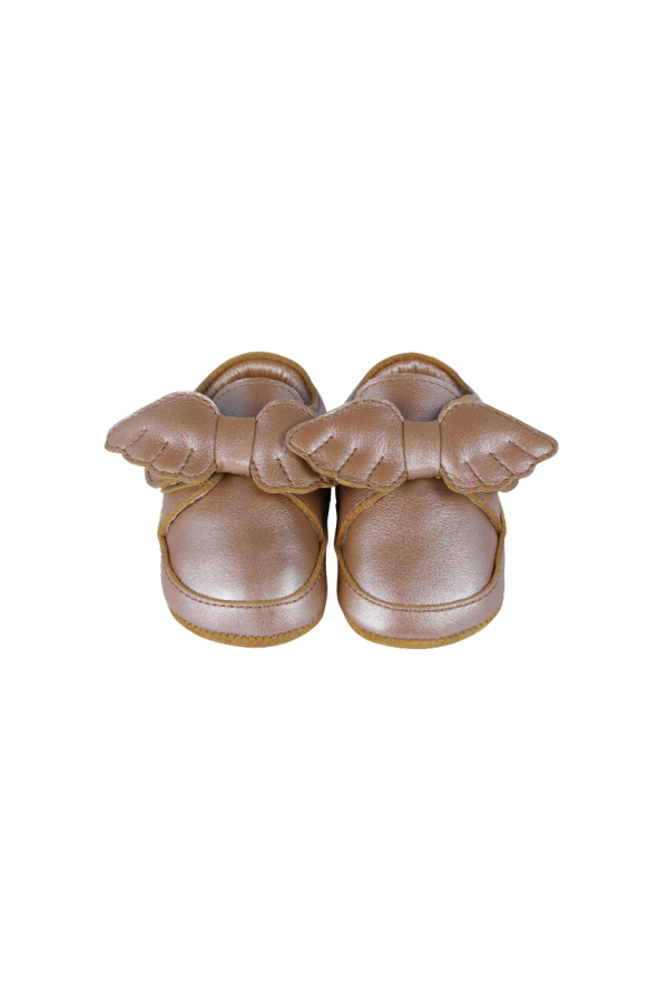 KIDS Donsje Sela Shoes Baby Sneakers - Clay Metallic Leather