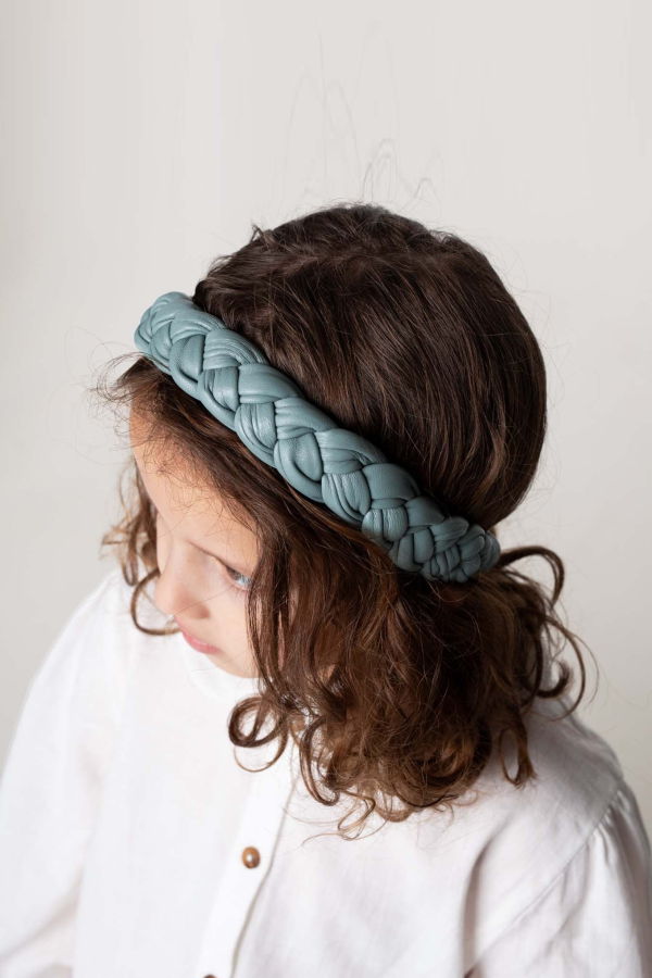 Donsje Senzay Headband - Jade Sheep Leather