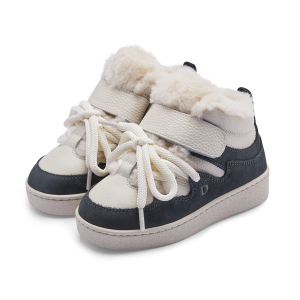 KIDS Donsje Sicco Sneakers - Navy Nubuck