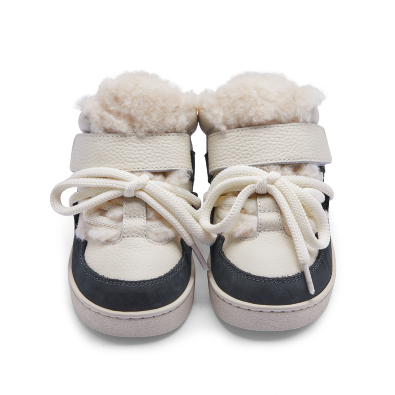 KIDS Donsje Sicco Sneakers - Navy Nubuck