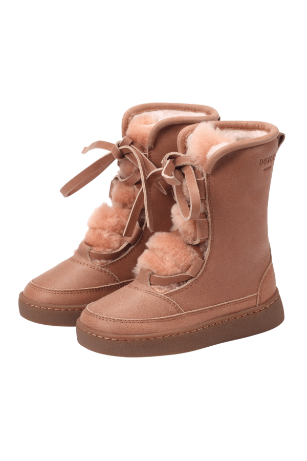 KIDS Donsje Sonny Boots - Hazelnut Leather