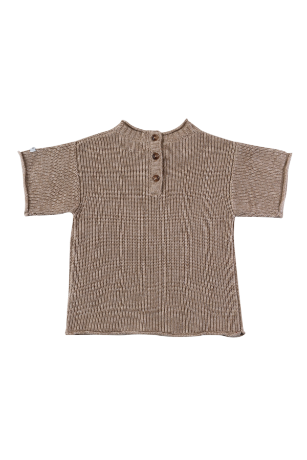 KIDS Donsje Sove Sweater - Latte Melange