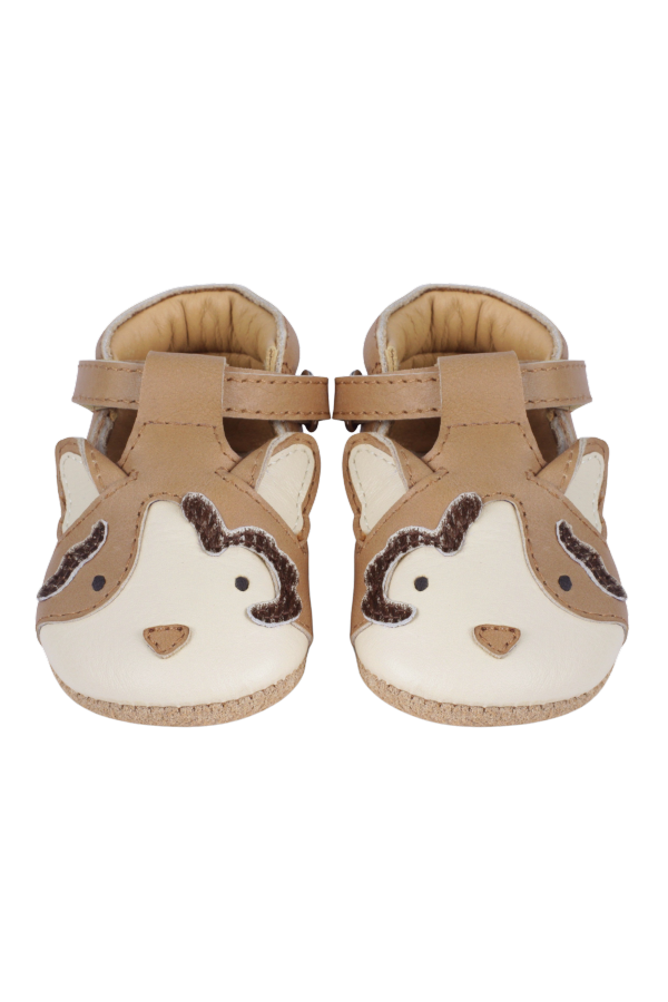 KIDS Donsje Spark Exclusive Shoes Calico Cat Baby Shoes - Nutmeg Leather