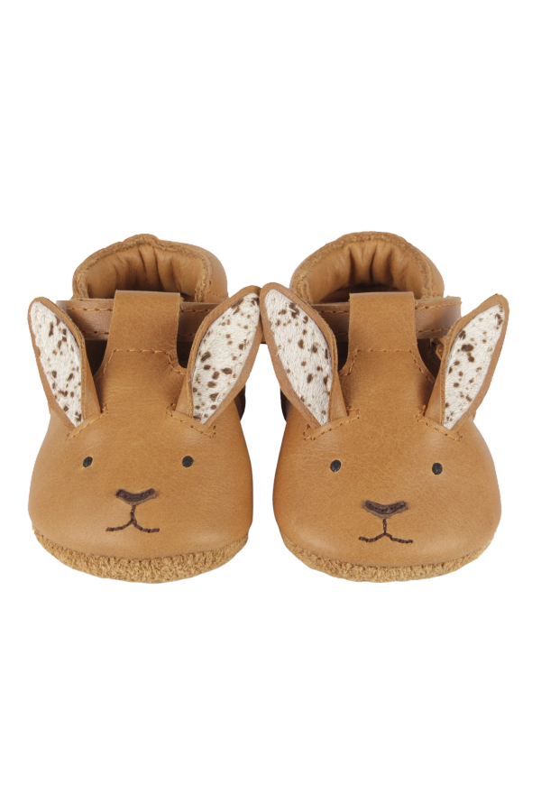 KIDS Donsje Spark Exclusive Shoes Hare Baby Shoes - Camel Classic Leather