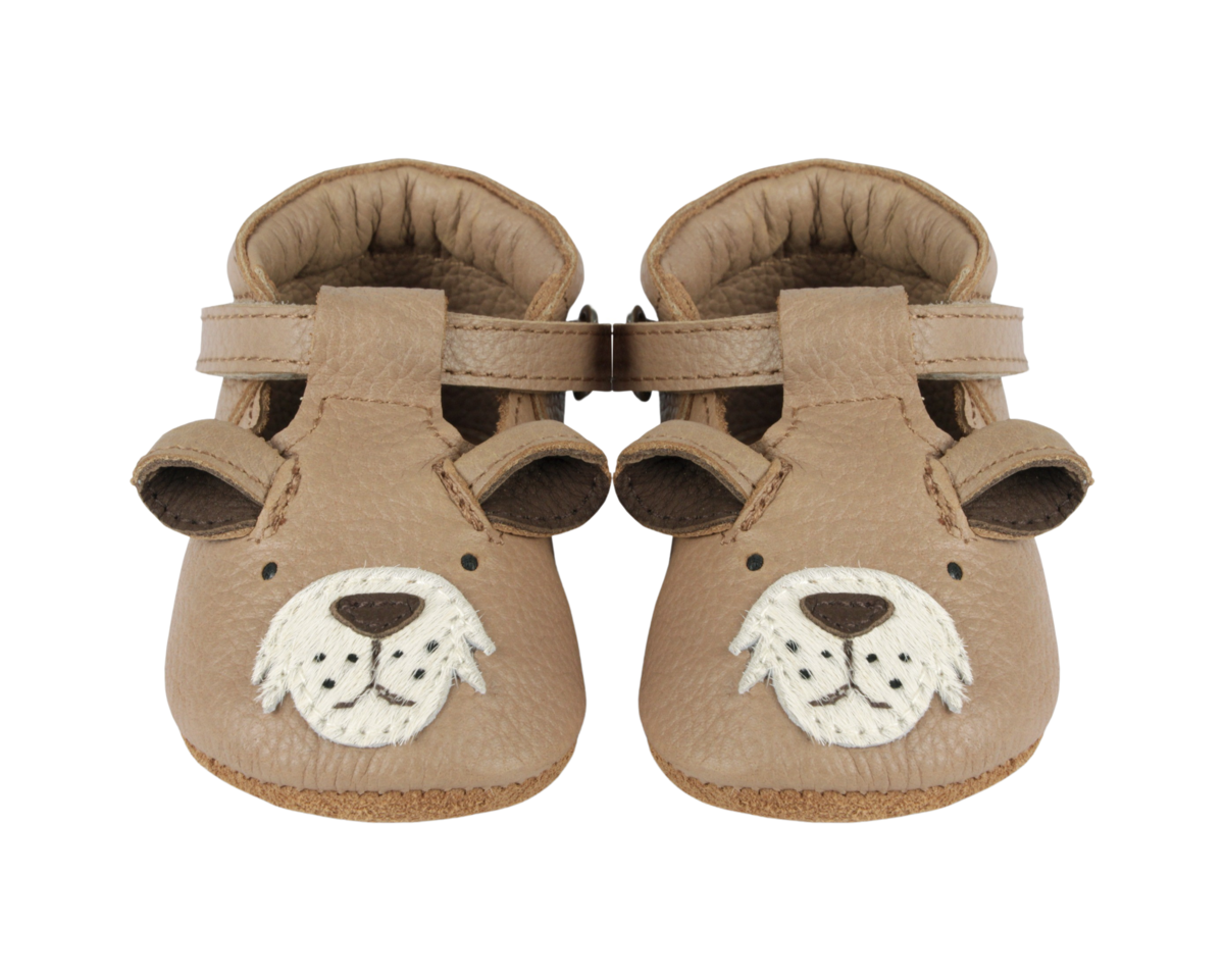 KIDS Donsje Spark Exclusive Shoes Marmot Baby Shoes - Clay Grain Leather - Image 1 of 5